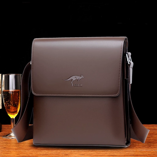 Мужская сумка на одно плечо, сумка через плечо, кожаный рюкзак, из натуральной кожи