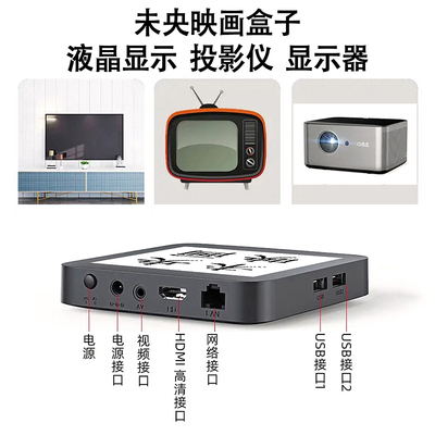 网络机顶盒智能电视机盒子高清安卓系统5G无线WiFi语音4K蓝牙投屏