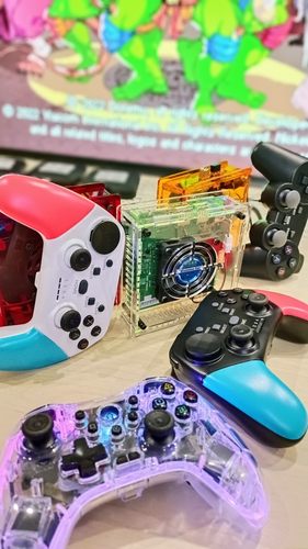 Emuelecl游戏机顶盒WIFI5G安卓9.0晶晨S905L3A当贝4.0桌面4K盒子