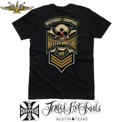 哈雷美国骷髅短袖休闲男士T恤