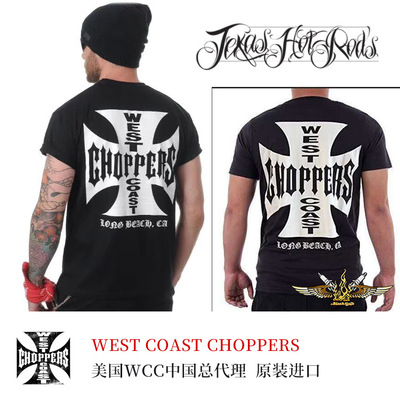 纯棉短袖WCC美国机车西海岸男士