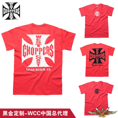 哈雷美国短袖WCC机车西海岸T恤