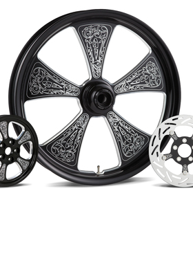 哈雷改装轮毂  bagger bobber chopper 匪帮改装（尺寸全）