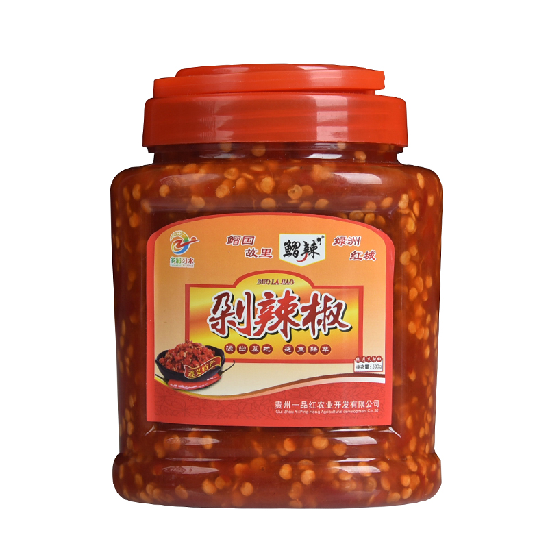 正宗贵州习水剁辣椒糟辣椒酸辣椒剁椒鱼头500克/瓶