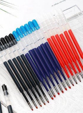 厂家直供424水性笔芯 424中性笔芯 全长9.9CM笔芯 中性碳素笔芯