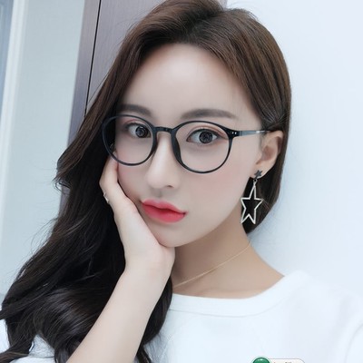 taobao agent Korean ultra -light myopia glasses frame TR90 glasses shelf women's round frame retro with mirror round box literary eye rack