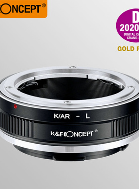 KF CONCEPT KAR-L手动对焦转接环适用于柯尼卡KAR卡口镜头转适马FP FPL徕卡 SL 松下S1 S5 L卡口机身