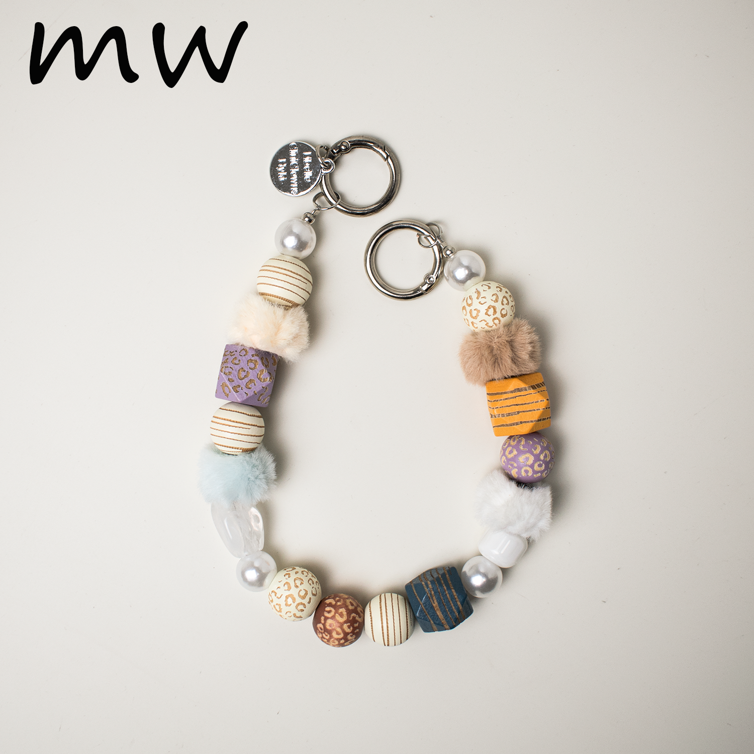 ins复古风珠饰包挂件饰彩色手工木质毛球钥匙扣氛围感手机链挂绳,服饰配件/皮带/帽子/围巾,包挂件,淘宝优惠券,粉丝福利购,淘宝优惠卷