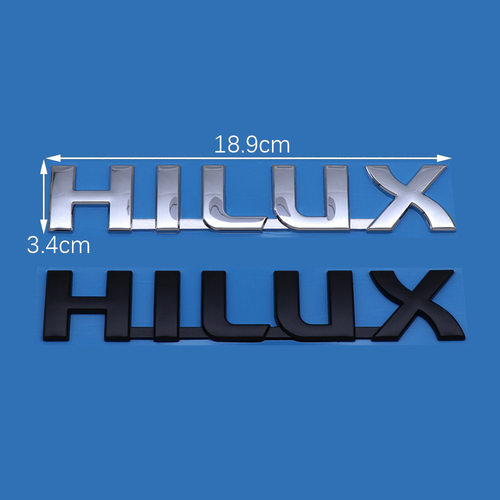 适用于HILUX贴标车身标HILUX黑英
