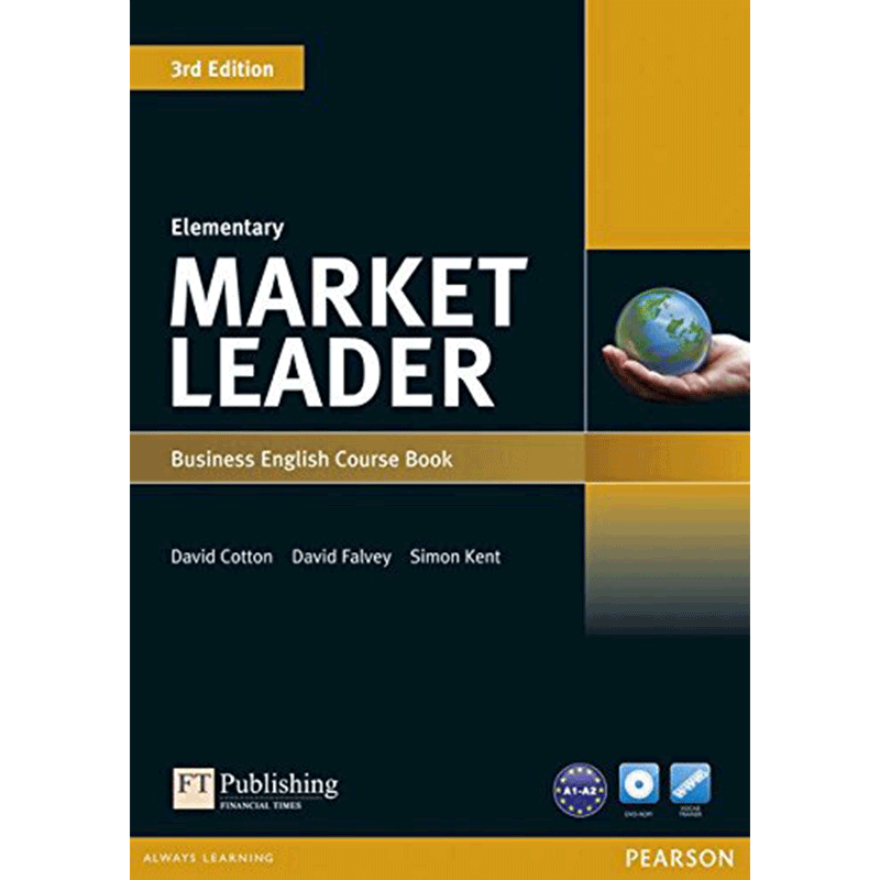 原版进口商业英语教材Market leader 初级学生书+DVD