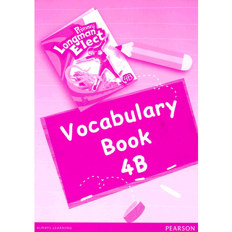 原版进口培生朗文小学6-12岁英语教材 Primary Longman Elect  Vocab4B 词汇练习手册