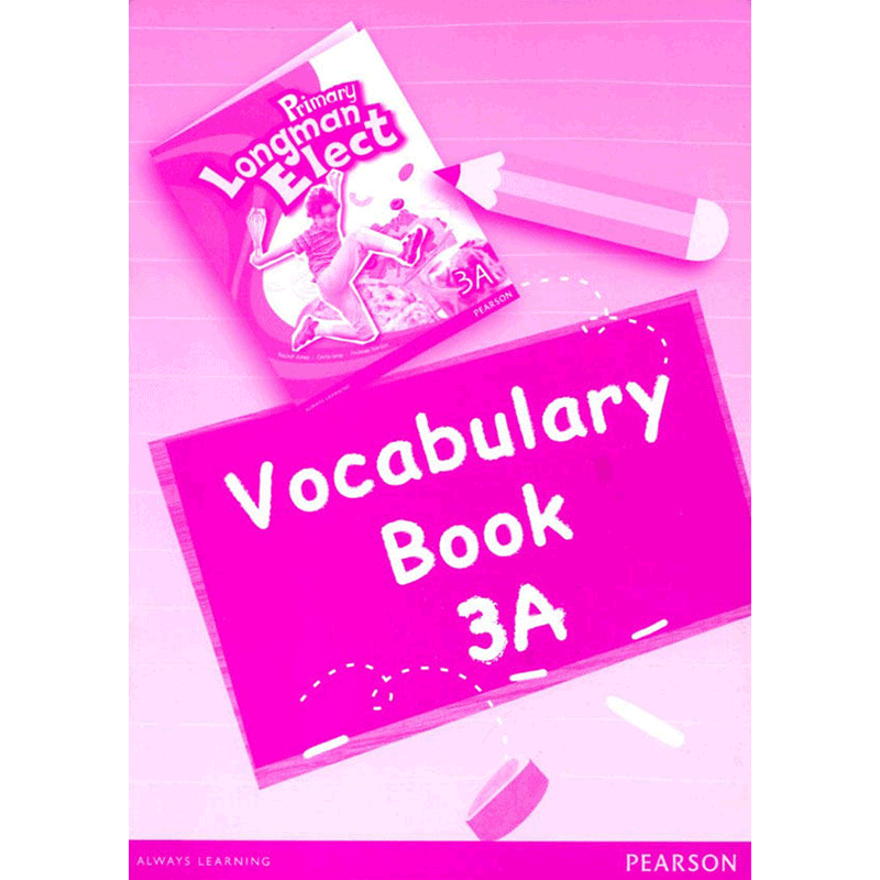 原版进口培生朗文小学6-12岁英语教材 Primary Longman Elect  Vocab3A 词汇练习手册