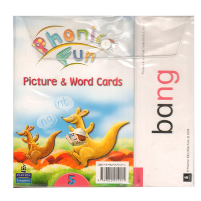 朗文自然拼读 longman Phonics Fun 教学卡片 Picture cards 第五级 教学资源 幼少儿教材 小学英语拼读