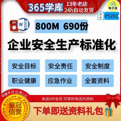 企业安全生产标准化资料大全制度职业健康责任制应急管理范本Word