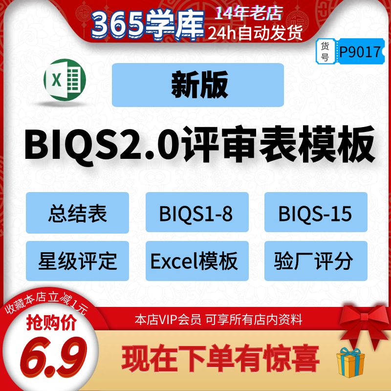 BIQS2.0评审表模板SGM持续改进结果导向16个模块验厂评分Excel