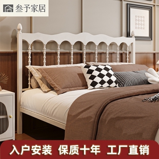 法式复古铁艺床双人床1米5主卧1米8现代简约儿童床单人床1米2铁床