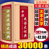大本精装 中华成语大词典成人高中生初中生中学生小学生常用实用多功能四字词语大全带解释造句拼音商务印书馆新华现代汉语字典 正版