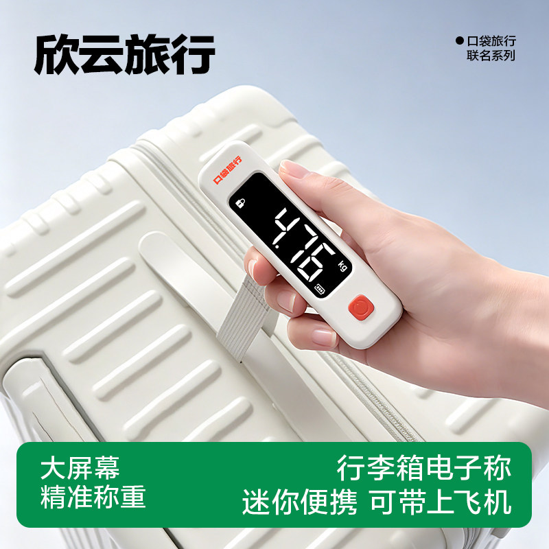 口袋旅行行李秤手提电子称精准迷你小型重器便携旅游必备用品神器