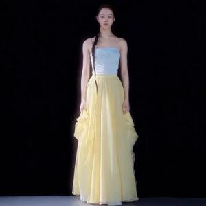 浮生万千瑶瑶老师同款720度古典舞两面穿双层天丝大摆裙舞蹈服