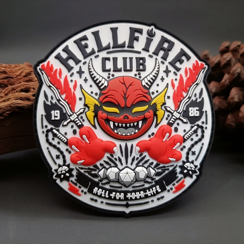 地狱火小恶魔魔术贴章进口臂章