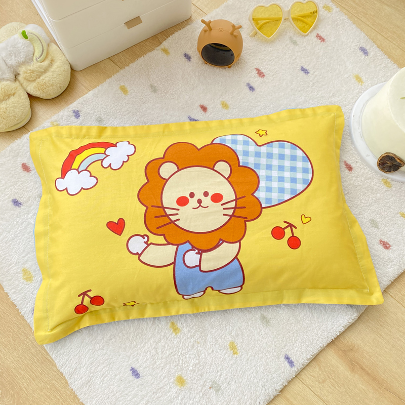 100全棉儿童枕头卡通30x50纯棉幼儿园专用宝宝婴儿枕芯3到6岁以上