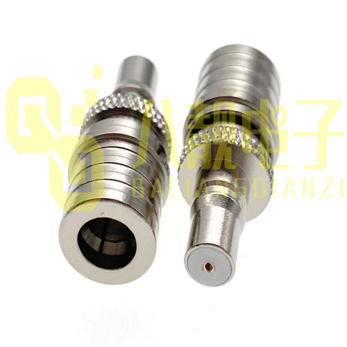 射频同轴连接器QMA公对母转接头