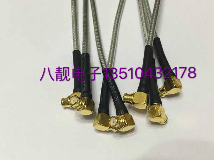 射频SMP-KKW同轴信号跳线AP高频SMP母双弯进口微波馈线50-2半柔线