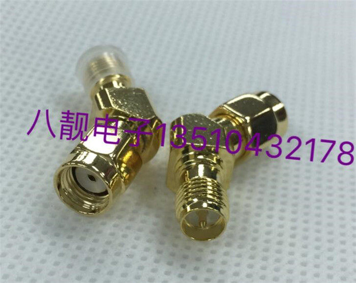 135&deg;45&deg;度SMA RP-SMA SMA-JKW反接斜角天线转接头 Wifi 图传FPV