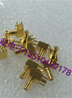 SSMB-JWE SSMB-JWHD弯座 印制板座 50欧姆迷你SMB公弯座焊板