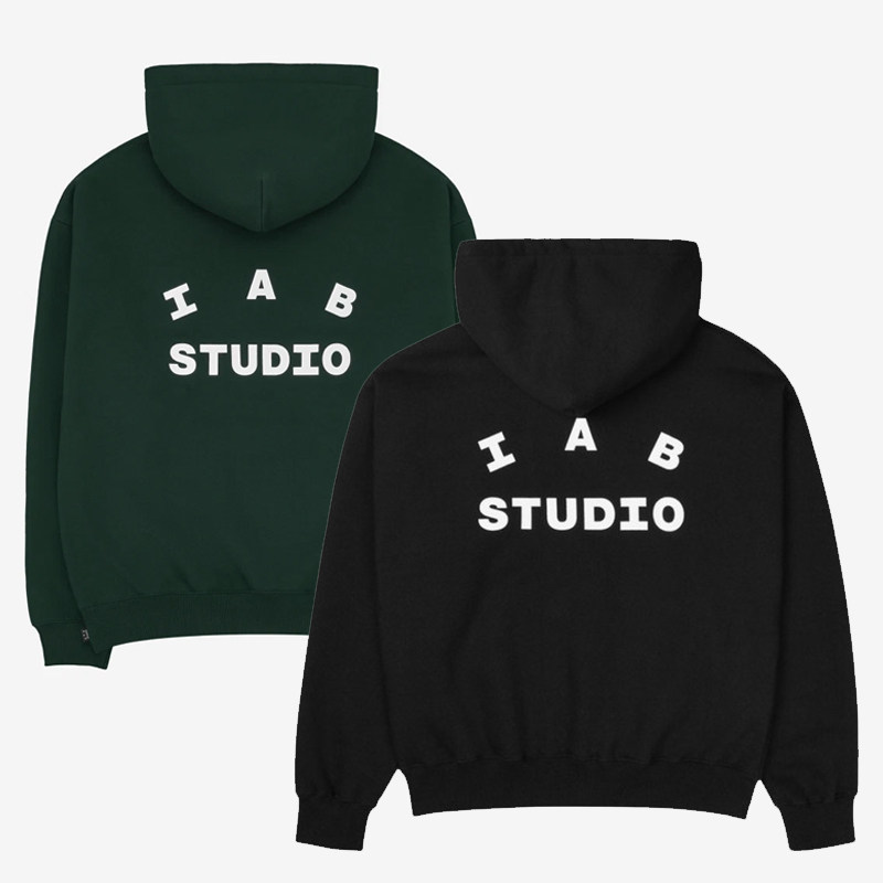 IAB STUDIO Hoodie潮牌秋冬加绒宽松男女同款外套连帽长袖卫衣
