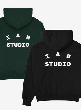 IAB STUDIO Hoodie潮牌秋冬加绒宽松男女同款外套连帽长袖卫衣