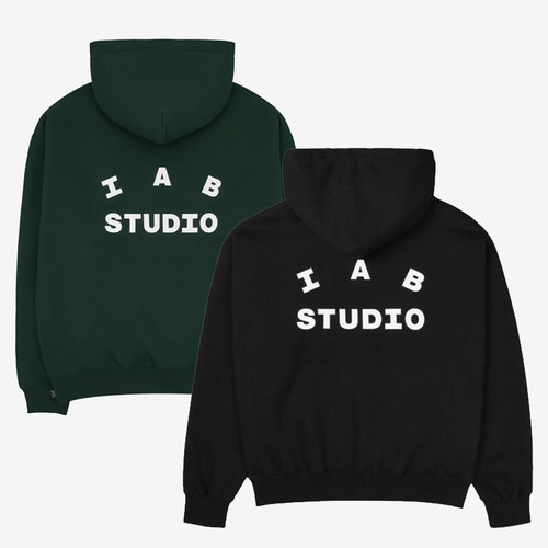 IAB STUDIO Hoodie潮牌秋冬加绒宽松男女同款外套连帽长袖卫衣