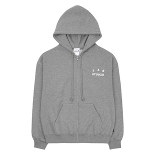 IAB STUDIO Zip-Up Hoodie潮牌男女秋冬纯棉拉链连帽卫衣