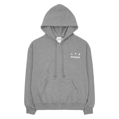 IAB STUDIO Zip-Up Hoodie潮牌男女秋冬纯棉拉链连帽卫衣