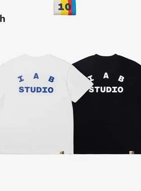 10th IAB STUDIO韩国潮牌10周年短袖男女同款衣服圆领T恤上衣