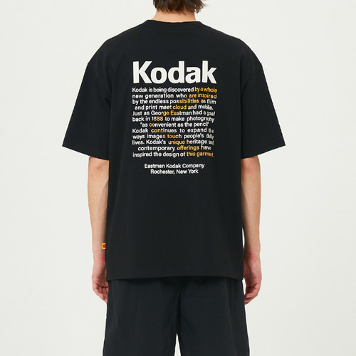 潮牌Kodak/柯达纯棉春夏休闲短袖上衣逛街情侣圆领T恤