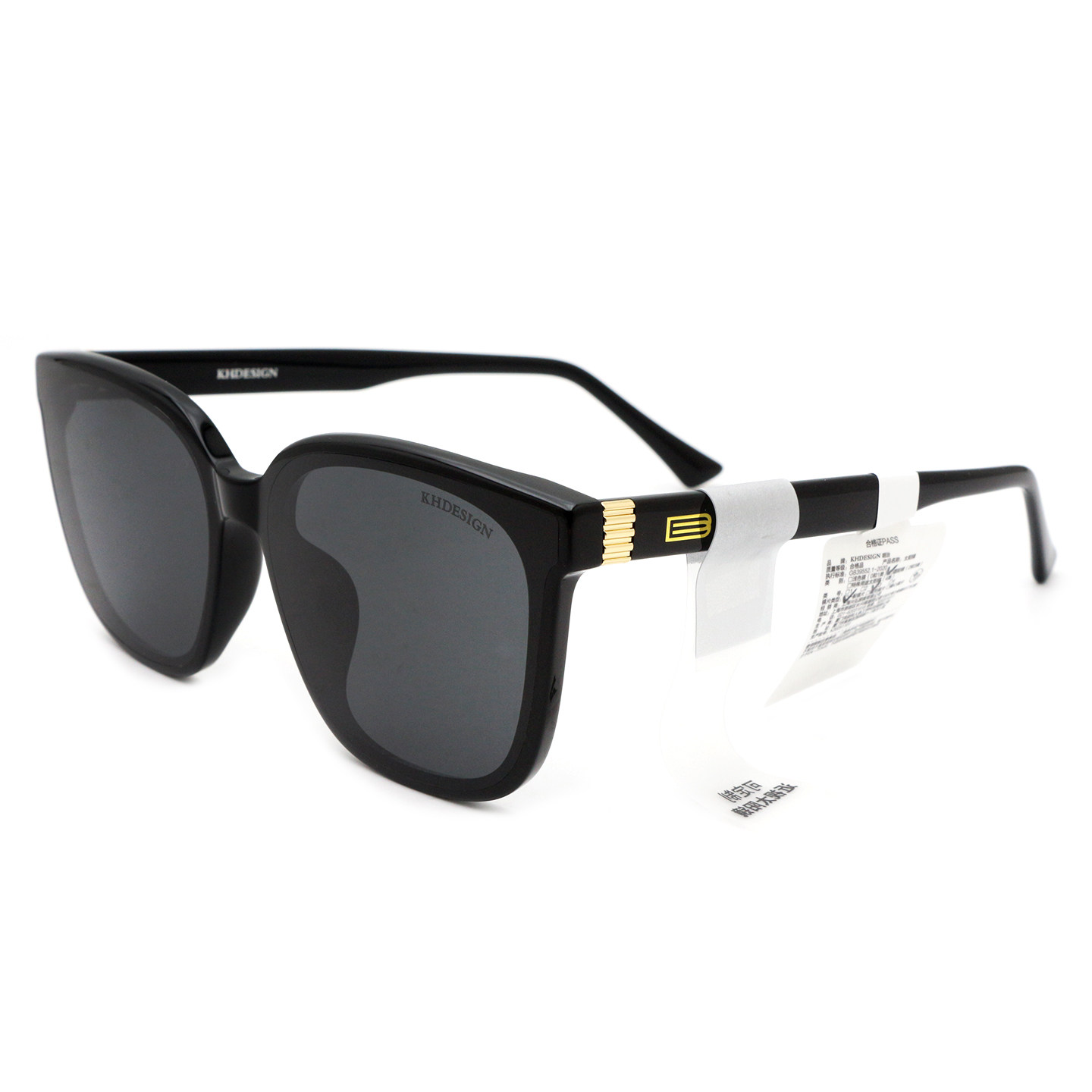 KHDESIGN明治墨镜 男女时尚经典百搭高清太阳镜开车街拍大框B2602