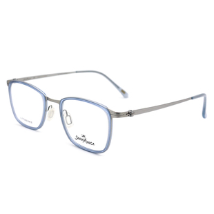 SANTAMONICA圣曼尼加眼镜框男女超轻椭圆框镜架配防蓝光SMSL2105
