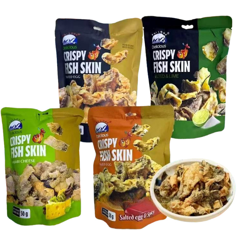 PHILONG越南进口香脆鱼皮即食鱼皮零食原味辣味咸蛋黄鱼皮,零食/坚果/特产,即食鱼零食,淘宝优惠券,粉丝福利购,淘宝优惠卷