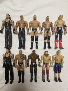 wwe 美国 摔跤人偶 头雕 ut 送葬者 巨石强森 兰迪奥顿 3H 驸马爷