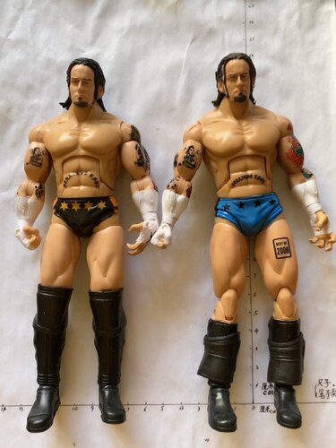 CM Punk Jakks摔跤人偶 CM朋克 Wwe人偶 新拆出关节超可动玩具