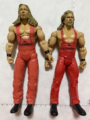 Kevin Nash 凯文纳什 jakks正品 wwe摔跤人偶 按二手瑕疵关节松卖