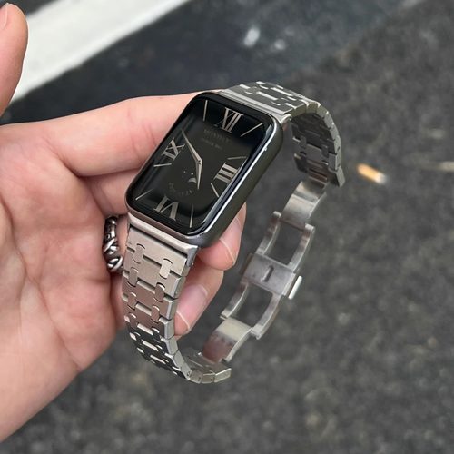 AP不锈钢腕带适用小米手环10pro/9pro手表表带8pro红米watch5金属