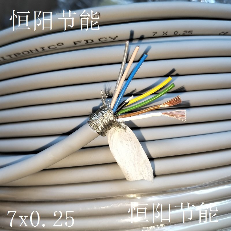 德国进口缆普7芯0.25平方屏蔽线高柔性数据传输电缆铜芯拖链耐曲图片