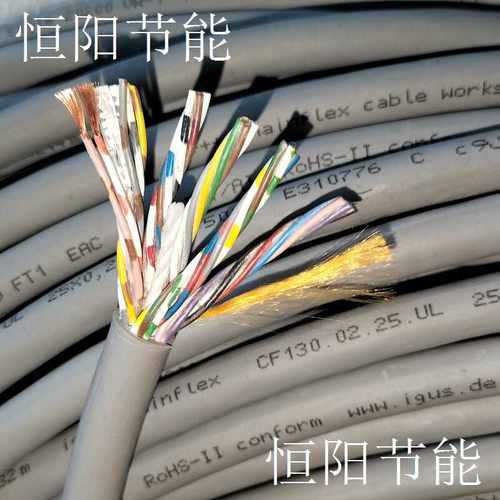 德国易格斯25芯0.25平方电缆线耐曲拖链机械手高柔CF130.02.25.UL