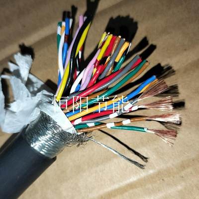 日本进口金子50芯0.3平方拖链屏蔽电缆线双绞信号线柔性SPMCU-50