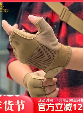 HELIKON赫利肯半指战术手套HF2快脱骑行露营手套透气防滑运动训练