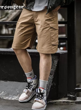 Emersongear爱默生蓝标斥候战术短裤户外多口袋工装短裤快干透气