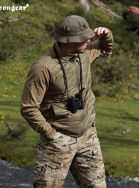 爱默生雪豹轻便保暖棉服男户外登山滑雪中层防寒可收纳新雪丽棉衣
