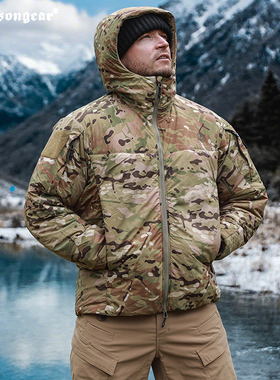 爱默生鳕鱼户外战术棉服男3M棉保暖防寒重磅外套耐磨防风防泼水